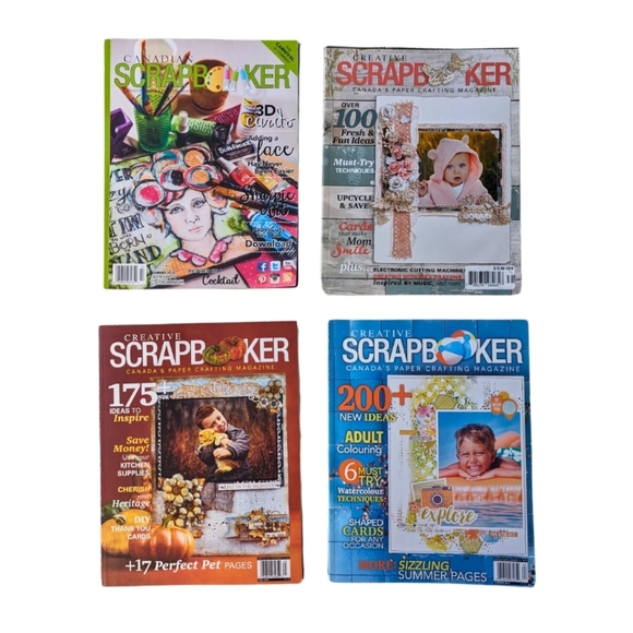 ✂2 for $10 Creative Scrapbooker & Canadian Scrapbooker Lot B craft magazines EUC - Picture 1 of 5